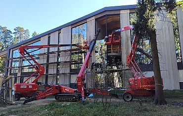 Фасадные работы техники Арлифт 